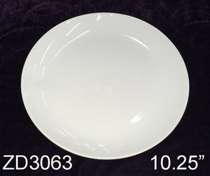 #3063 10.25" Round Coupe Plate