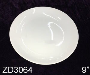 #3064 9" Round Coupe Plate