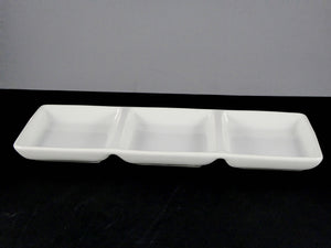 #13213 DISH 13.5 X 4.25" RECTANGLE 3 SECTION (6 OZ.)