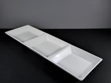 #14072 DISH 17" X 5.5" RECTANGLE 3 SECTION (8 OZ.)