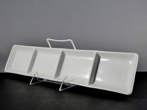 #5747 DISH 14" X 3.25" RECTANGLE 4 SECTION (3 OZ.)