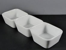 #5955 DISH 10.75" X 3.5" RECTANGLE 3 SECTIONS (6 OZ.)