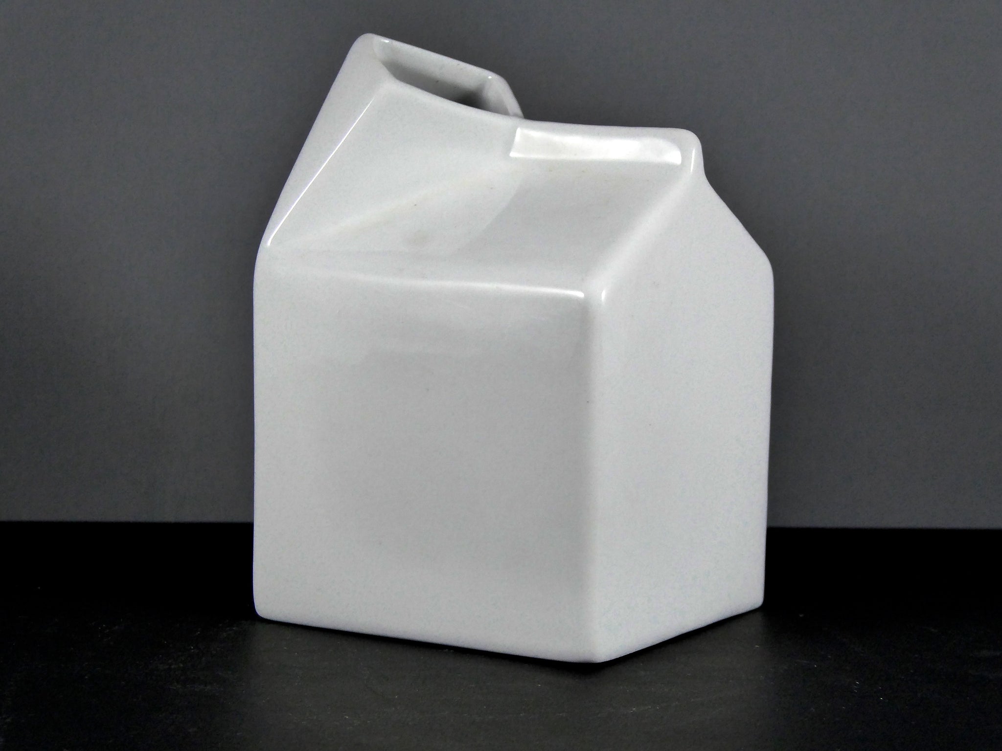12 oz Clear Glass Milk Carton - 3 1/4 x 2 3/4 x 4 - 1 count box