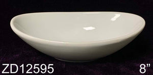 #12595 8" Oval Bowl